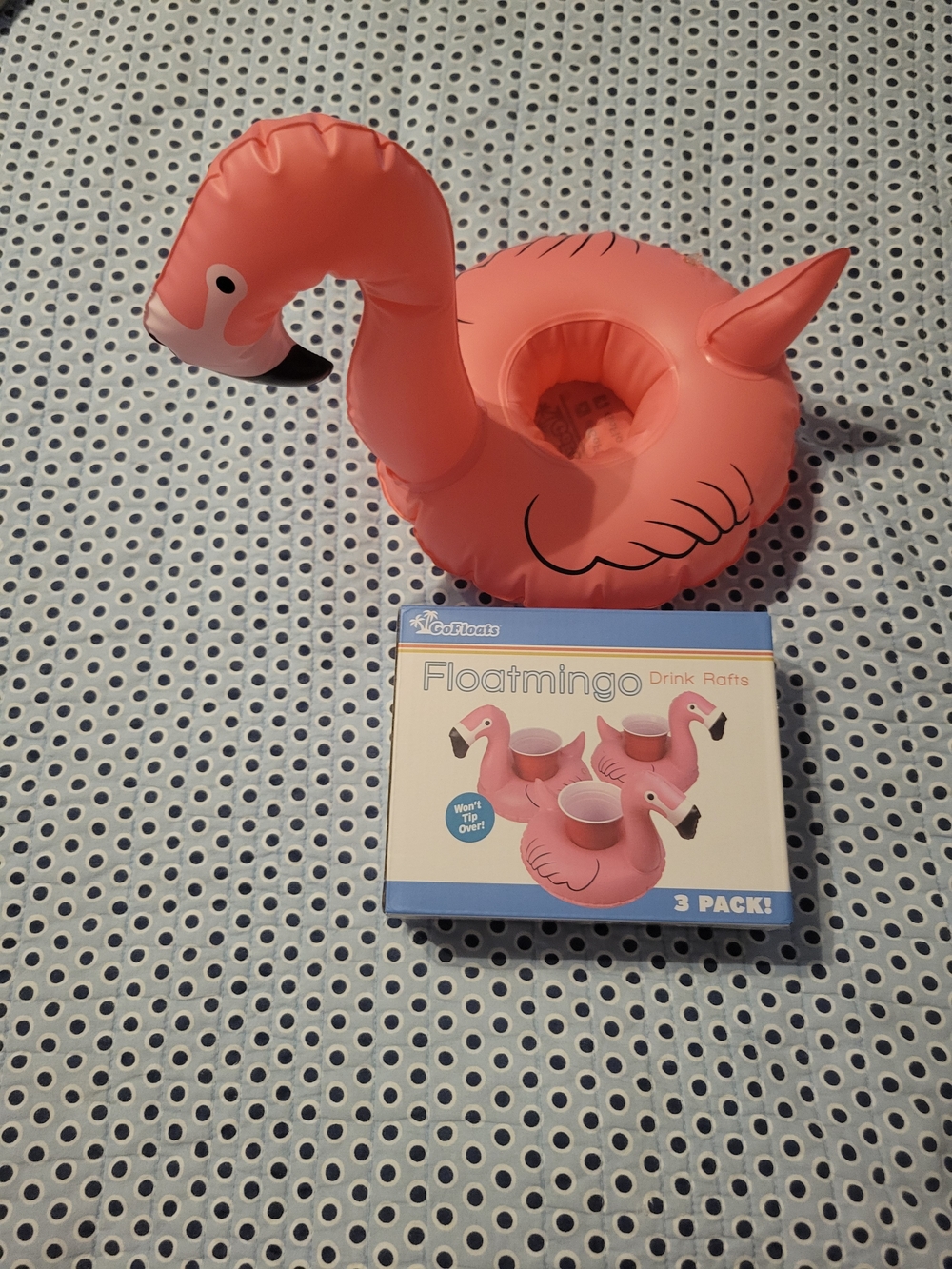 Floatimini Pink Flamingo Inflatable Drink Holder